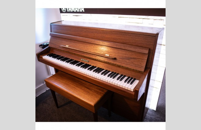 Used Knight Satin Teak K6 Upright Piano - All Inclusive Premium Package (SN:64646) - Image 5